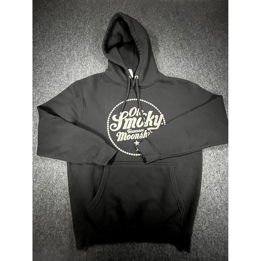 Ole Smoky Tennessee Moonshine Lane Seven Hoodie Mens Large Black Fleece Lined